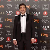 Javier Bardem en la alfombra roja de los Premios Goya 2018
