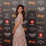 Marta Troné en la alfombra roja de los Premios Goya 2018