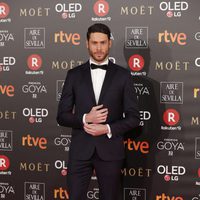 José Lamuño en la alfombra roja de los Premios Goya 2018