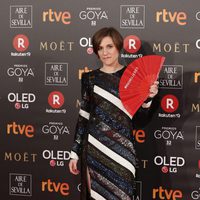 Carla Simón en la alfombra roja de los Premios Goya 2018