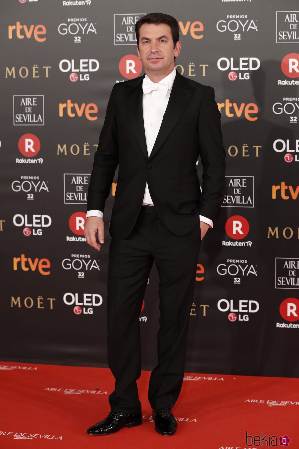 Arturo Valls en la alfombra roja de los Premios Goya 2018