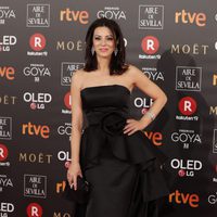 Ana Álvarez en la alfombra roja de los Premios Goya 2018