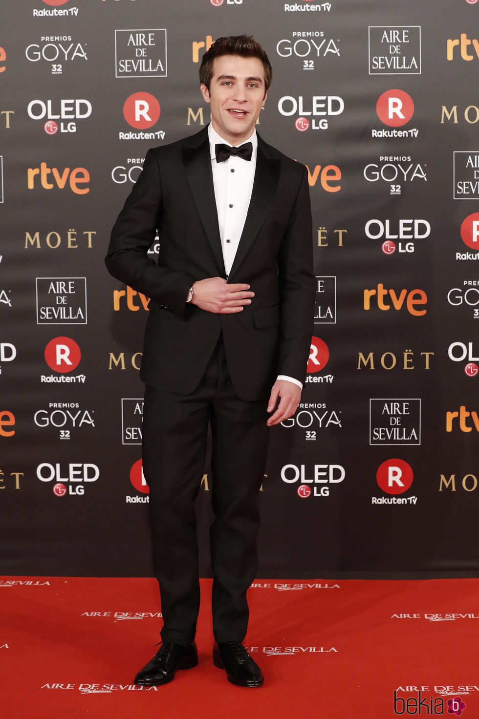 Pol Monen en la alfombra roja de los Premios Goya 2018