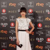 Verónica Sánchez en la alfombra roja de los Premios Goya 2018