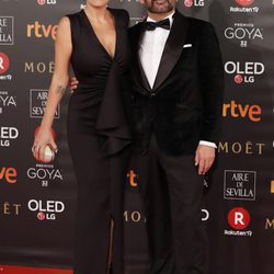 José Corbacho en la alfombra roja de los Premios Goya 2018