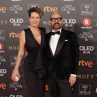 José Corbacho en la alfombra roja de los Premios Goya 2018