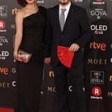 Alberto Garzón y Anna Ruiz en la alfombra roja de los Premios Goya 2018