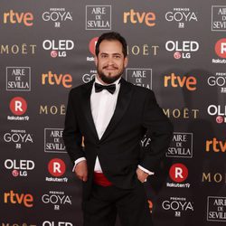 Juan Manuel Montilla en la alfombra roja de los Premios Goya 2018