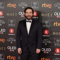 Sergio G. Sánchez en la alfombra roja de los Premios Goya 2018