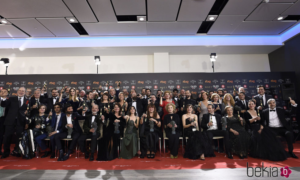 Los ganadores de los Premios Goya 2018