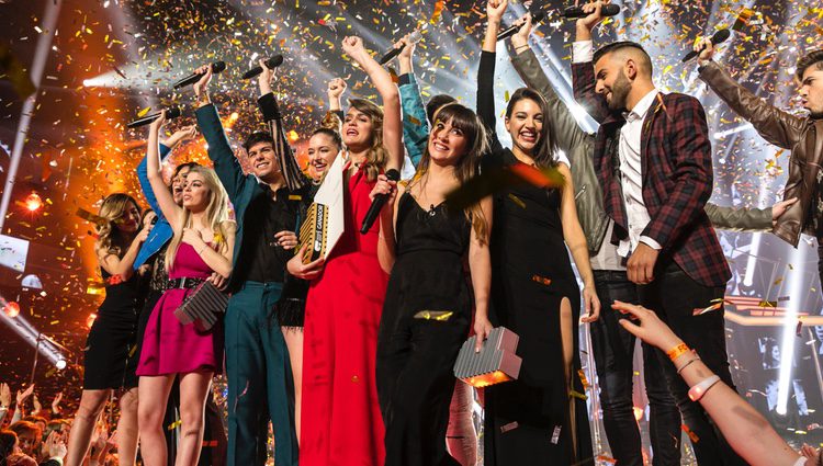 Los concursantes cantan 'Camina' a capella al final de 'OT 2017'