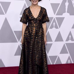 Laurie Metcalf en el almuerzo de los nominados de los Premios Oscar 2018