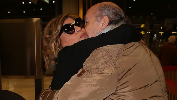 Terelu Campos saluda a José Carlos tras su viaje a Chile con 'Las Campos'