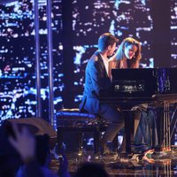 Alfred y Amaia cantando 'City of stars' en la fiesta final de 'OT 2017'