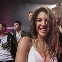 Ana Guerra, divertida en la fiesta final de 'OT 2017'