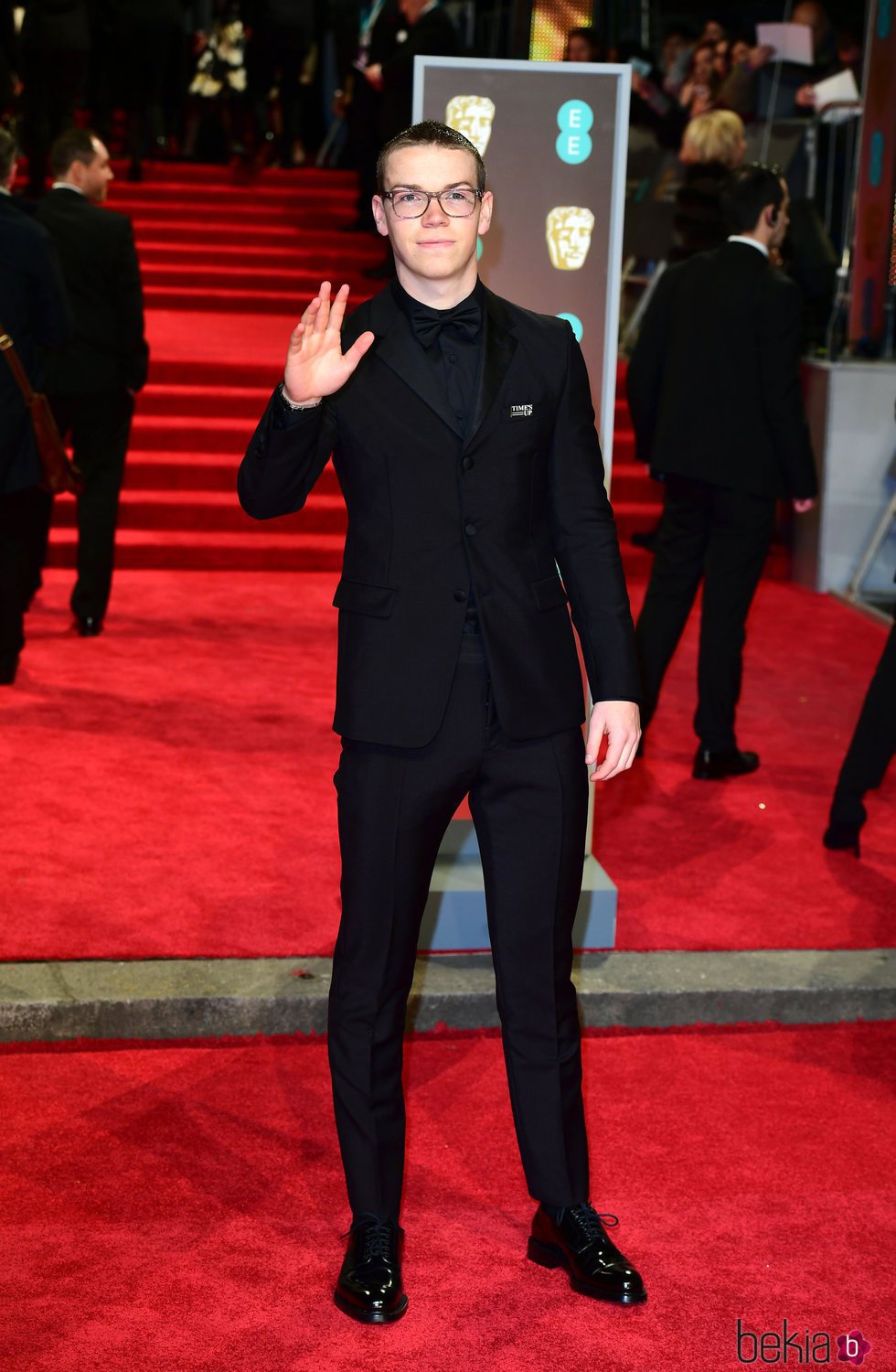 Will Poulter en la alfombra roja de los Premios BAFTA 2018