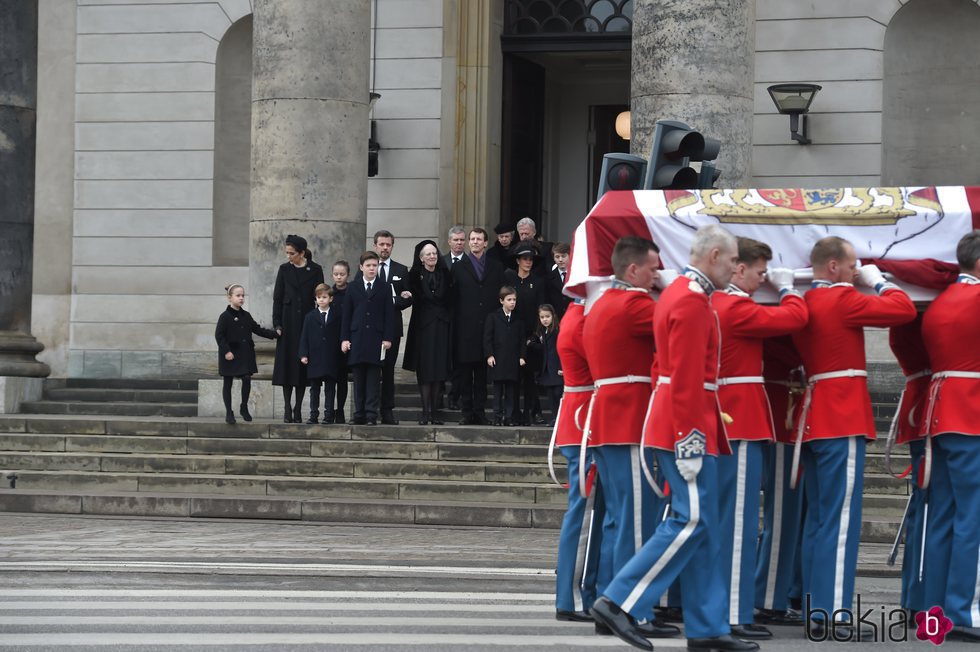 La Familia Real Danesa despide a Enrique de Dinamarca en su funeral