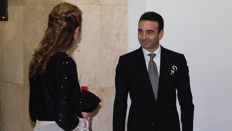 La Infanta Elena y Enrique Ponce en la entrega del Premio Taurino ABC