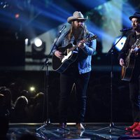 Justin Timberlake y Chris Stapleton cantando en los Brit Awards 2018