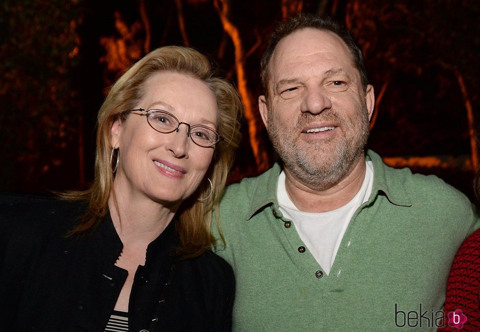 Harvey Weinsteins y Meryl Streep juntos en Los Ángeles