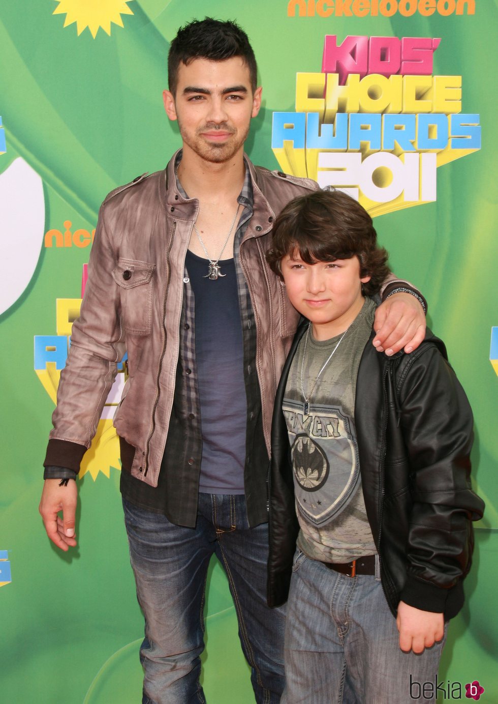 Joe y Frankie Jonas en los Kids' Choice Awards 2011