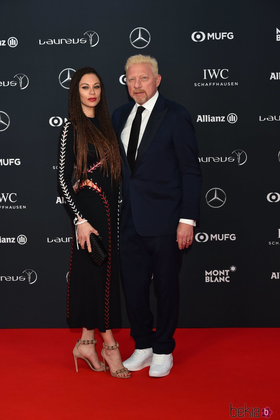 Boris Becker y Lilly Kerssenberg en los Premios Laureus 2018