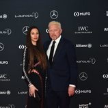 Boris Becker y Lilly Kerssenberg en los Premios Laureus 2018