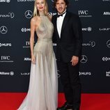 Carles Puyol y Vanessa Lorenzo en los Premios Laureus 2018