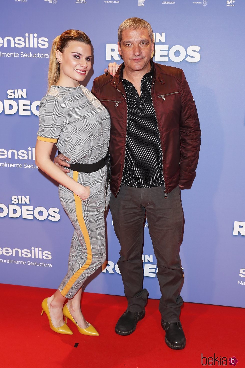 Gustavo González y María Lapiedra en la premier de 'Sin Rodeos'