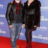 Sergi Arola y Silvia Fominaya en la premier de la película 'Sin Rodeos'