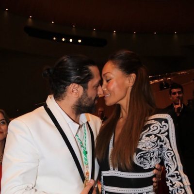 Rafael Amargo junto a su novia Yoko Sumida Jackson
