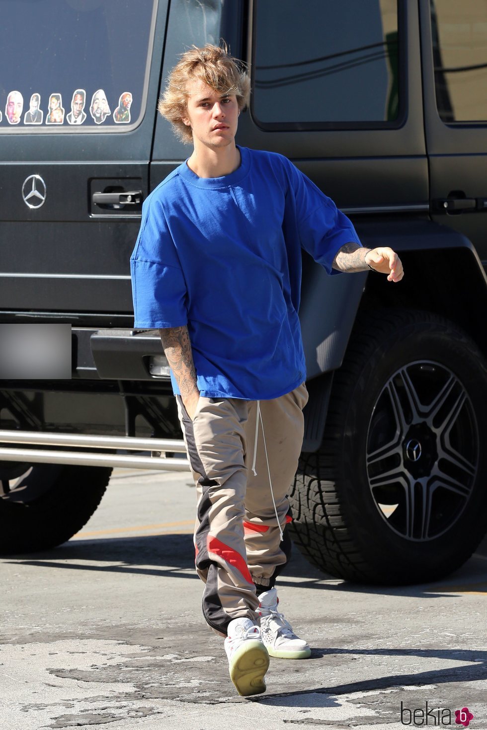 Justin Bieber paseando en Los Ángeles