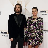 Carlota Casiraghi junto a su novio Dimitri Rassam en los Premios César 2018