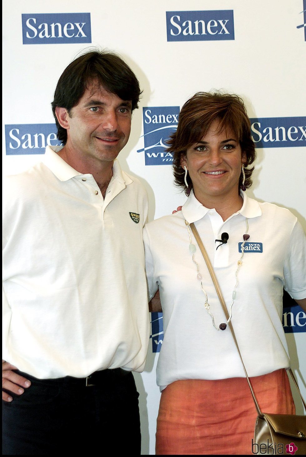 Arantxa y Emilio Sánchez Vicario como imagen de la firma Sanex 2001