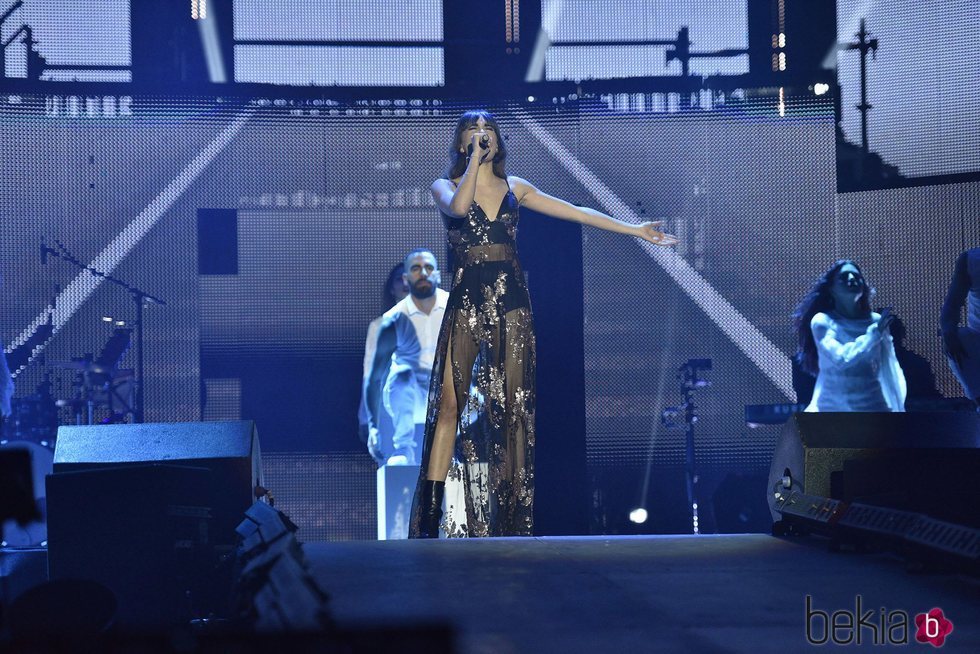 Aitana en el primer concierto de la gira de 'OT 2017' en Barcelona