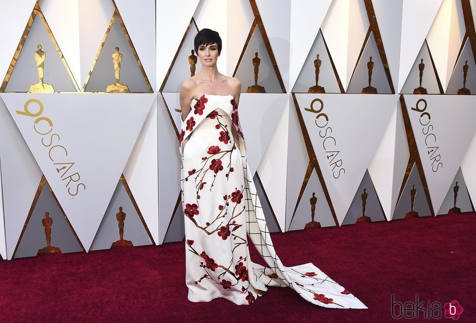Paz Vega en la alfombra roja de los Premios Oscar 2018