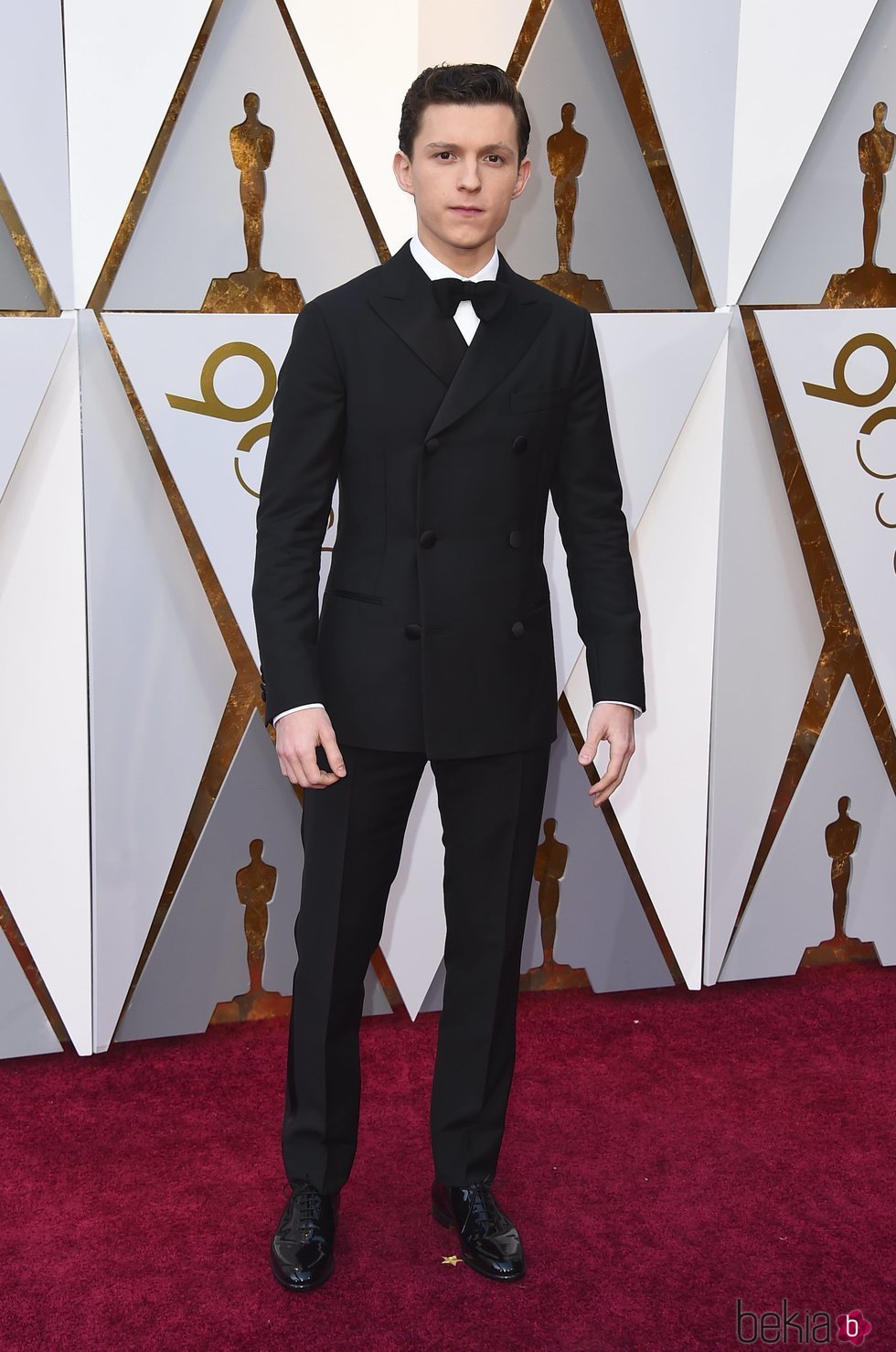 Tom Holland en la alfombra roja de los Premios Oscar 2018