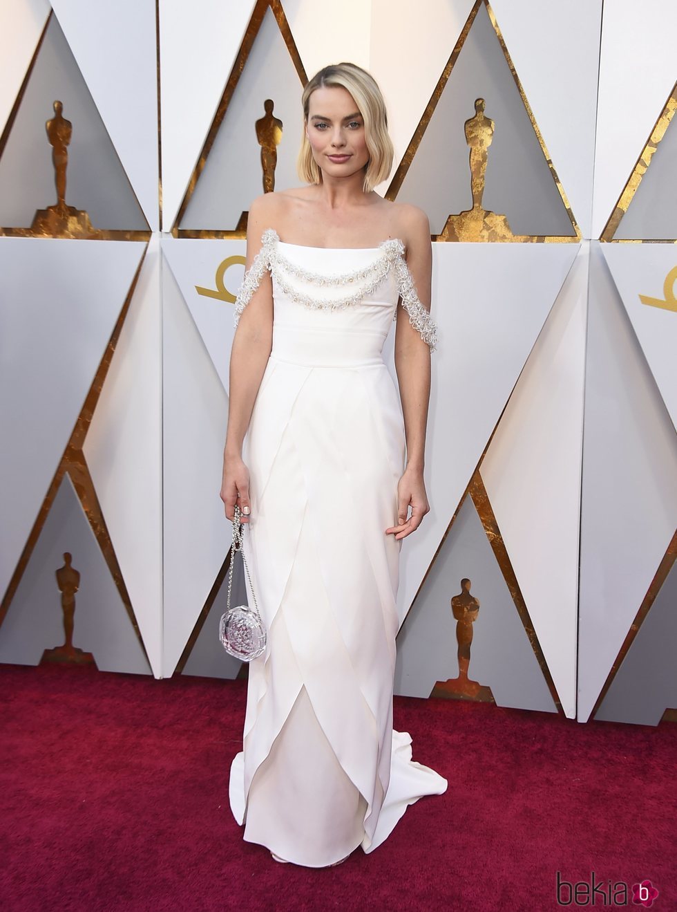 Margot Robbie en la alfombra roja de los Premios Oscar 2018