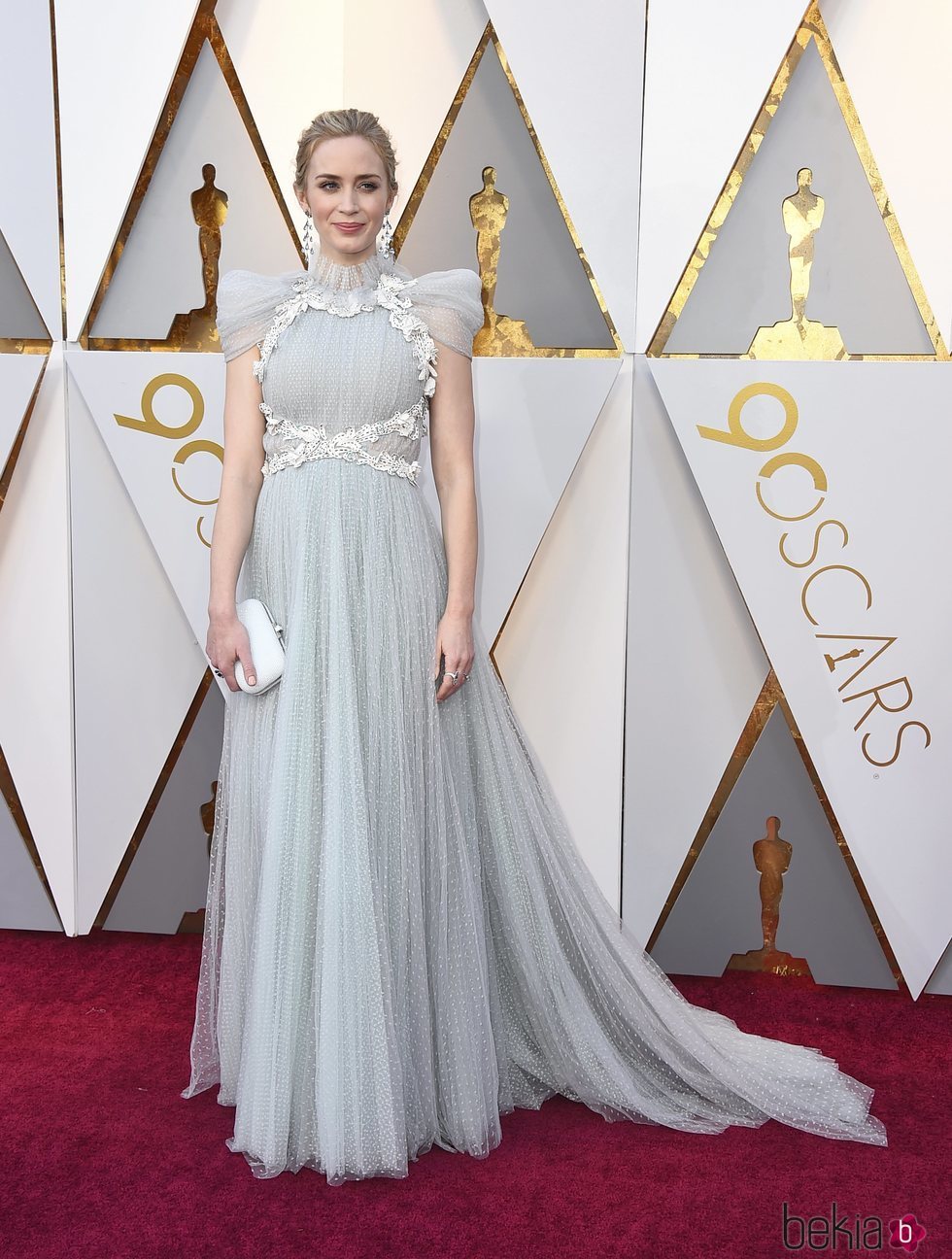 Emily Blunt en la alfombra roja de los Premios Oscar 2018