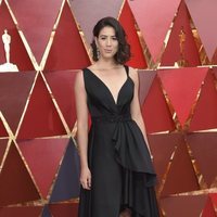 Garbiñe Muguruza en la alfombra roja de los Premios Oscar 2018