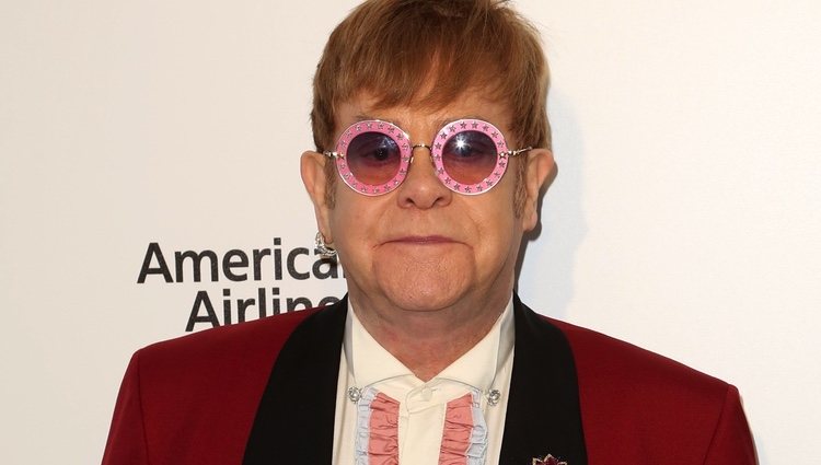 Elton John en la fiesta de la Fundación Elton John tras los Oscar 2018