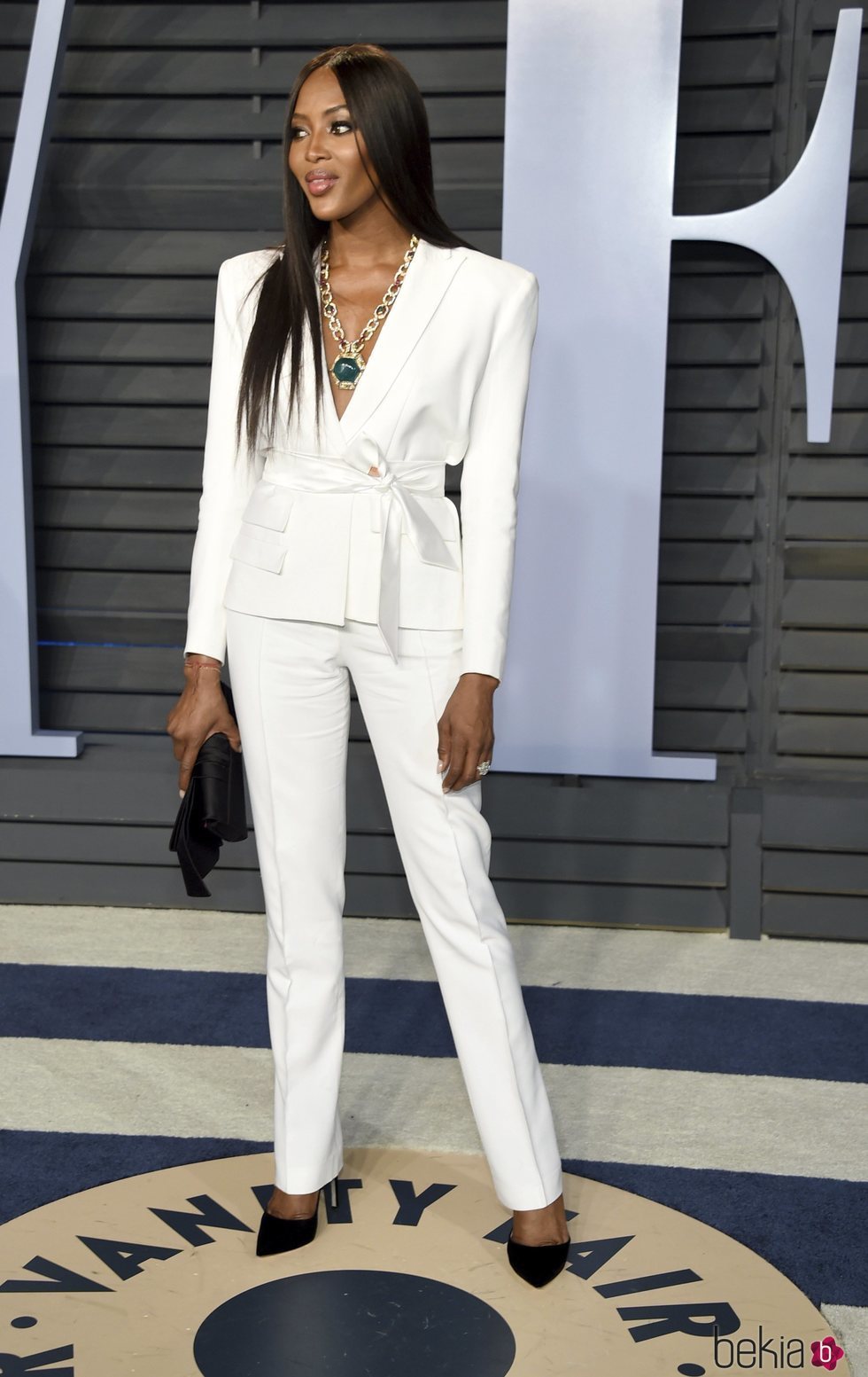 Naomi Campbell en la fiesta Vanity Fair tras los Oscar 2018
