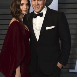 Emily Ratajkowski y Sebastian Bear McClard en la fiesta Vanity Fair tras los Oscar 2018