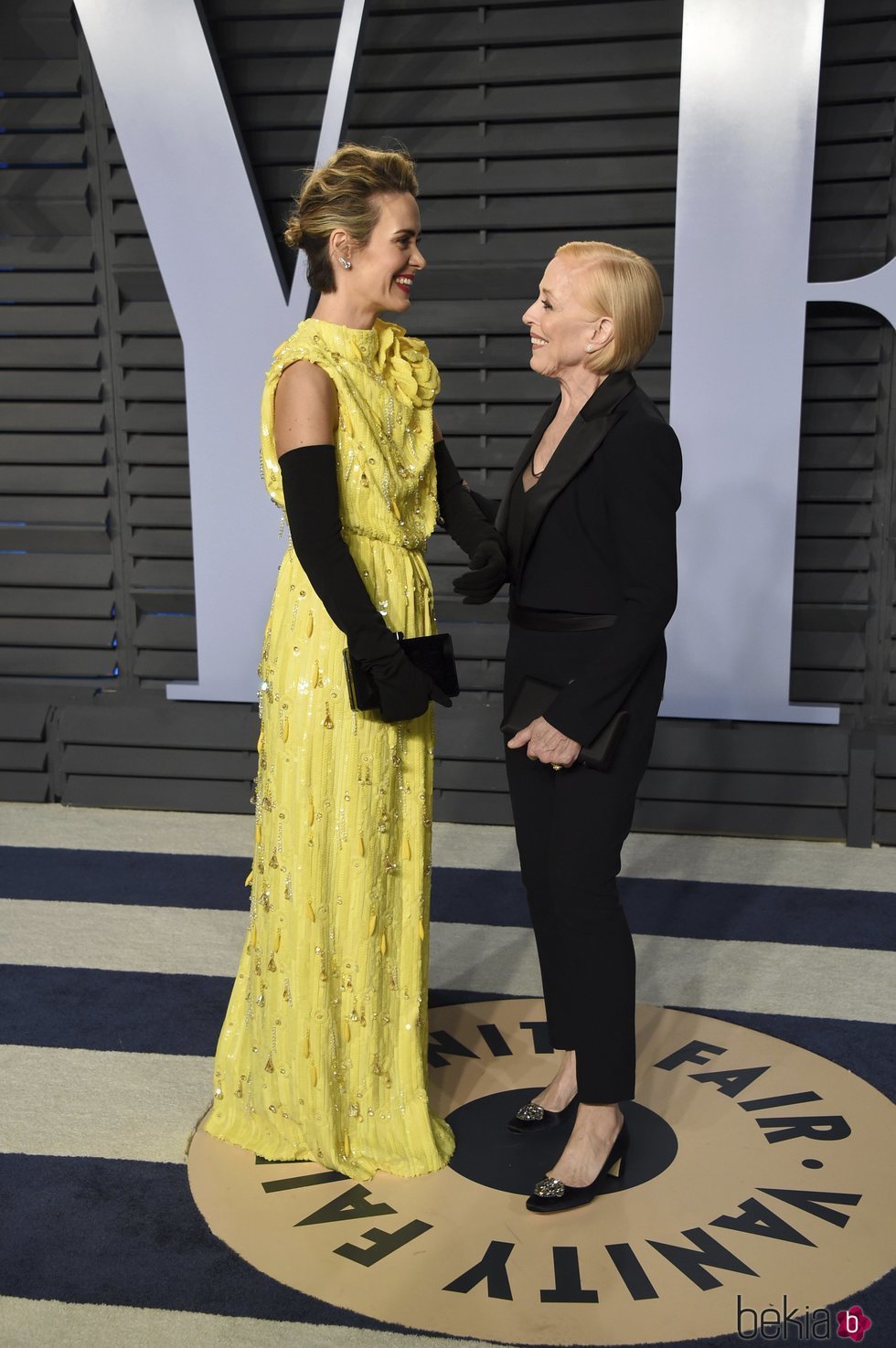 Sarah Paulson y Holland Taylor en la fiesta Vanity Fair tras los Oscar 2018