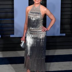Elizabeth Banks en la fiesta Vanity Fair tras los Oscar 2018