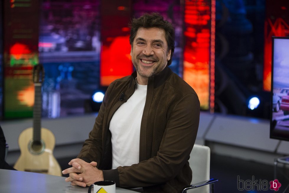 Javier Bardem, muy sonriente en 'El Hormiguero'