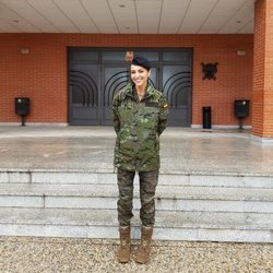 Paula Echevarría, uniformada de militar para su nueva serie 'Los Nuestros'