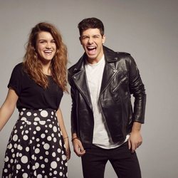 Alfred y Amaia, divertidos en el posado oficial de Eurovisión 2018