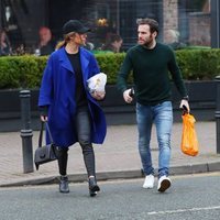 Juan Mata y Evalina Kamph en Manchester