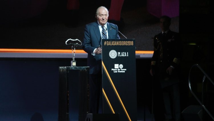 El Rey Juan Carlos agradece el galardón Embajador Universal de la Tauromaquia